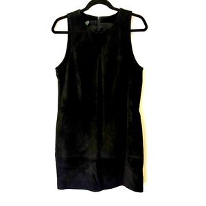 Perfect vintage Danier suede little black dress